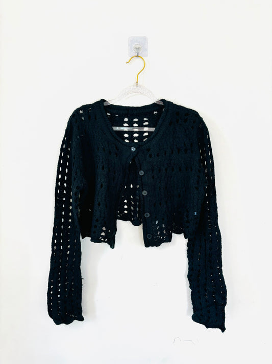 Cardigan crop top