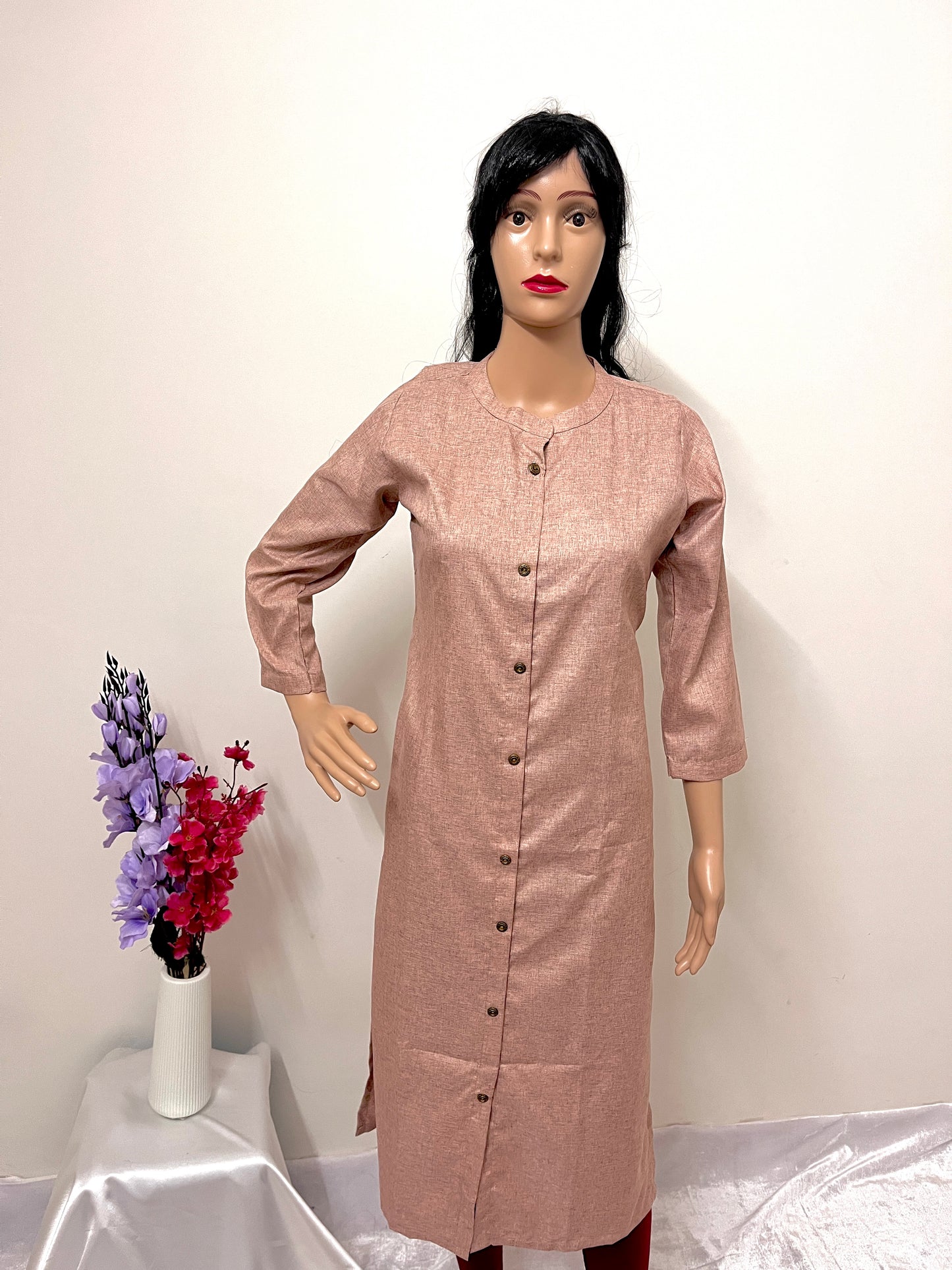 Straight China Collar Kurti