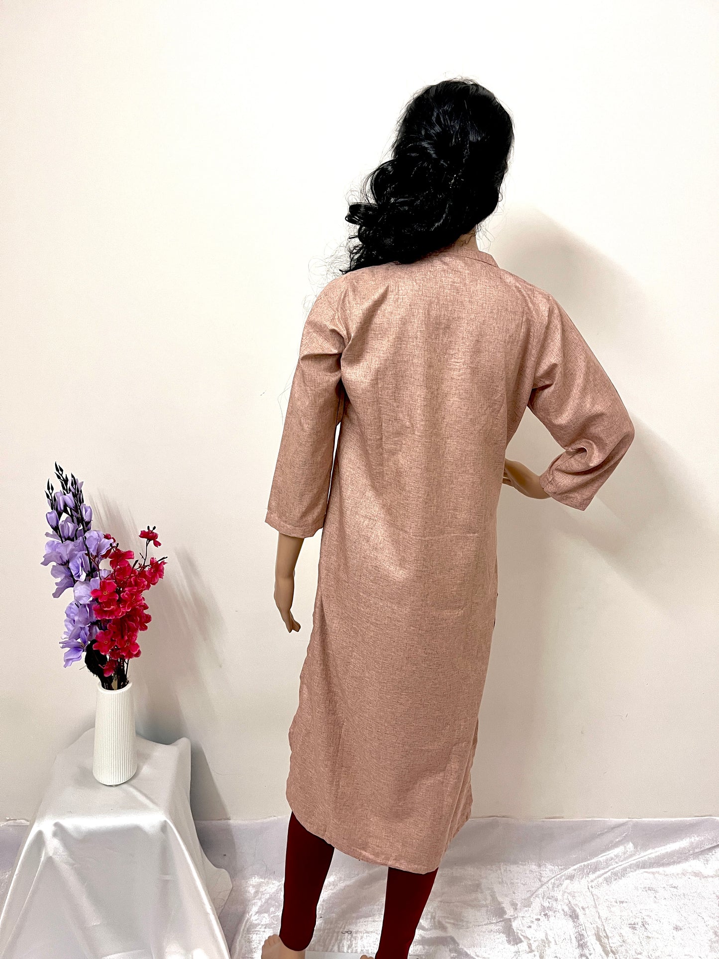 Straight China Collar Kurti