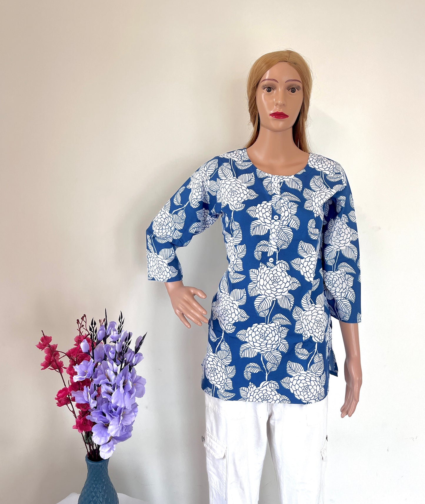 Floral Short Kurti