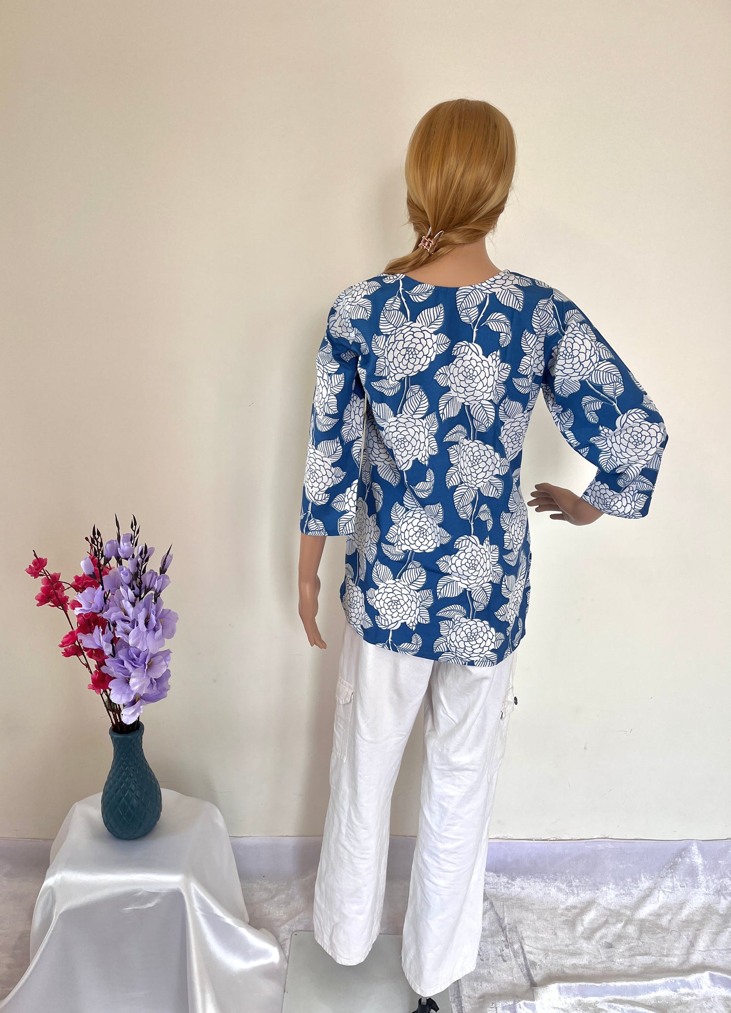 Floral Short Kurti