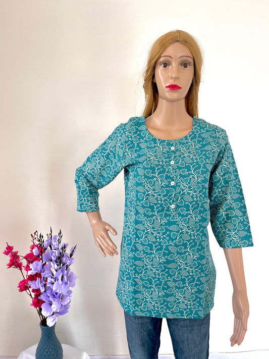 Printed Short Kurti