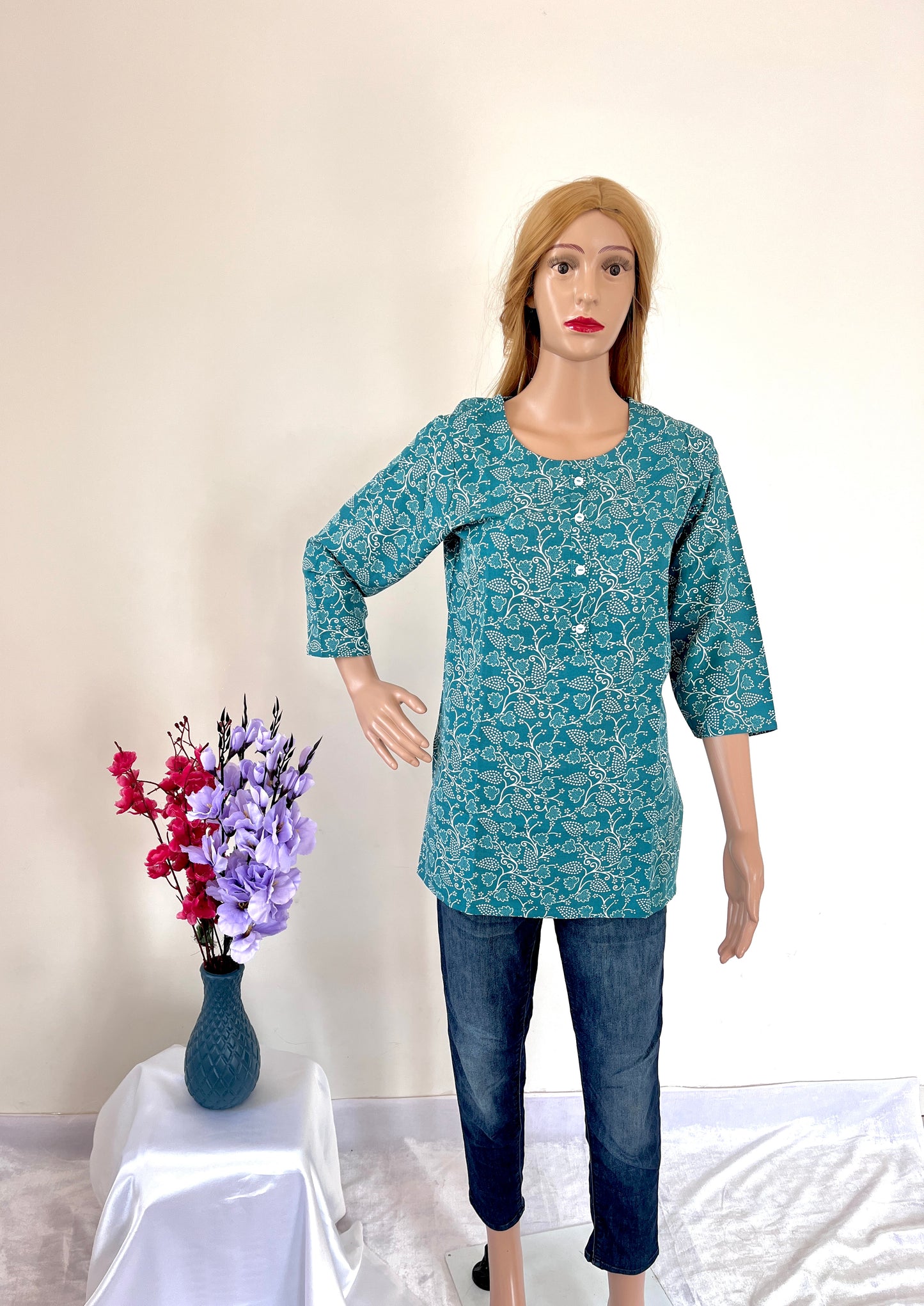Printed Short Kurti